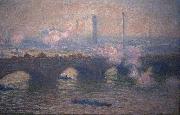 Claude Monet Waterloo Bridge, Gray Day France oil painting artist